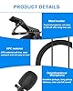 Lavalier Microphone Grade Omnidirectional Lapel Mic with 1.5m 3.5 mm with Omnidirectional Pickup & Easy Clip-On System for iPhone Android Perfect for Interviews Podcasts Video Conferences Voice Notes #5