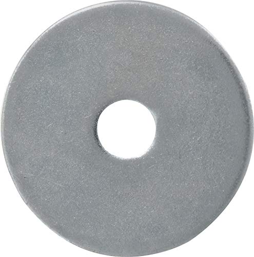 Hillman 100 Pcs Zinc Fender Washers (3/8" x 2") | Large OD Flat Washers for Bolts, Nuts & Screws | Zinc-Plated Steel Hardware for Sheet Metal, Wood & Fastening Projects by Hillman - Image 2