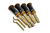 Yonaka Fits 2004-2008 Acura TSX Spec 2 Full Coilovers Adjustable Dampening Suspension Shocks Springs...