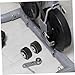 Toyvian Gym Accessory Fitness Pulley Wheel Universal Wheel Foot Roller for Treadmill Bicycles Smooth and Quiet Movement