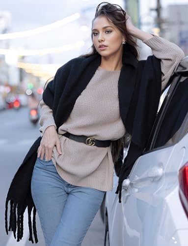 DiaryLook Karierter Warmer Deckenschal für den Winter, Lange Damen Schals, kariert, weich, Wolle, Tartan für Frauen
