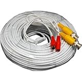 Acelevel 60 Feet Video Power BNC RCA Cable for Q-See CCTV Security Cameras