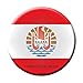 French Polynesia Novelty Metal Circular Sign C-271