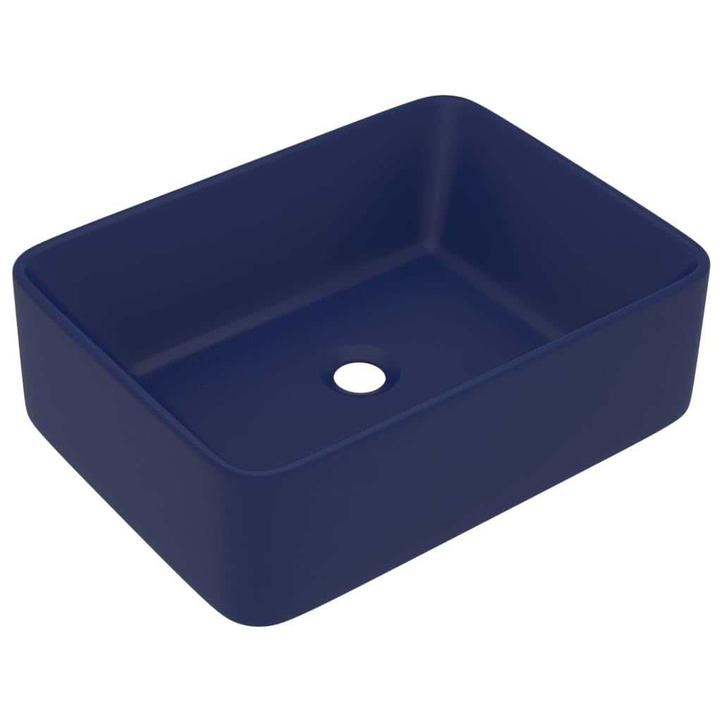 Generico Lavandino Luxury Blu Scuro Opaco 41x30x12 cm in Ceramica,Articoli di ferramenta,Prodotti Idraulici,Articoli Idraulici,Lavandini,Lavandini bagno-147045