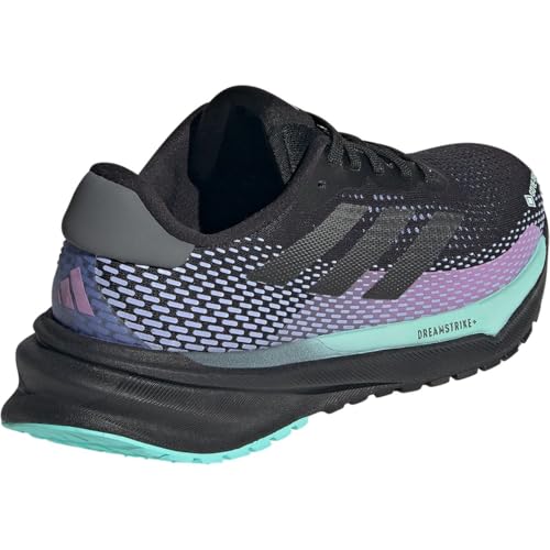 Image of adidas, Supernova GTX Running Shoe - Women's, Core Black /Iron Metallic /Semi Flash Aqua, 10.5