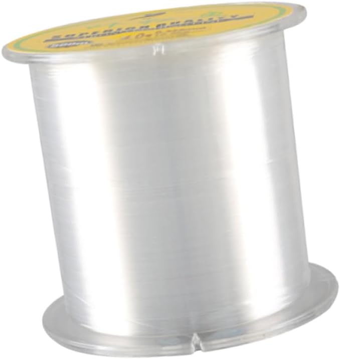 Fishing Line 500m Invisible Nylon Monofilament Sub-line Strong Tensile Strength for Sea and Freshwater Casting, Spinning, and Lure Fishing