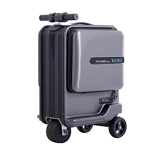 Airwheel SE3 Maleta pequeña de montar, elegante, de 50 cm, con batería extraíble externa