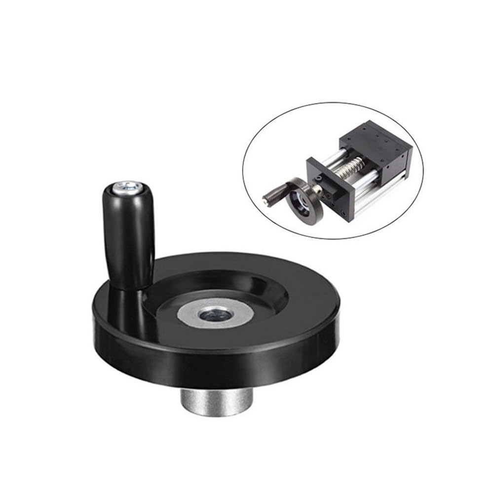 Bloepum Milling Machine Hand Wheel 63mm Diameter 8mm Hole Revolving Handle for Precision Adjustments