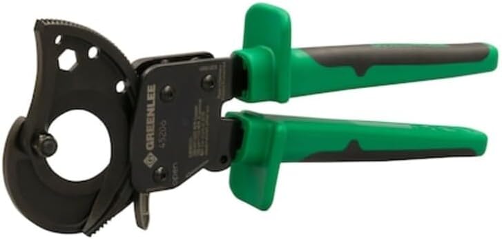 Greenlee 45206 Compact Ratchet Cable Cutter, 10-Inch