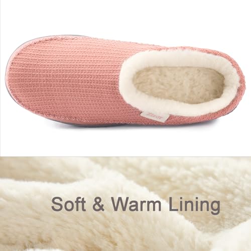 Zizor Women's Moselle Fuzzy Moccasin House Slippers Memory Foam Indoor3