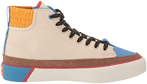 Lacoste Gripshot Sneaker, WHT/YLW, 6 US Unisex Big Kid | Image 5