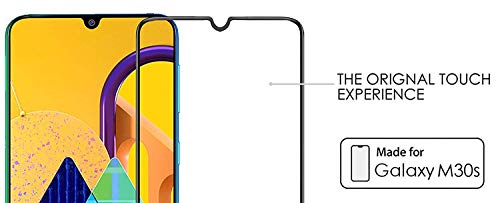 Image of CEDO Tempered Glass for Samung Galaxy M21 / M30s / M30 / A30s / M21 (2021) Edition | Screen Protector Full HD Quality Tempered Glass Anti-Scratch Edge to Edge Coverage with Installation Kit (Black)