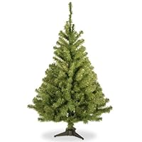National Tree Company 3 ft Unlit Kincaid Spruce Mini Artificial Christmas Tree, 113 Tips, Includes Stand, Green