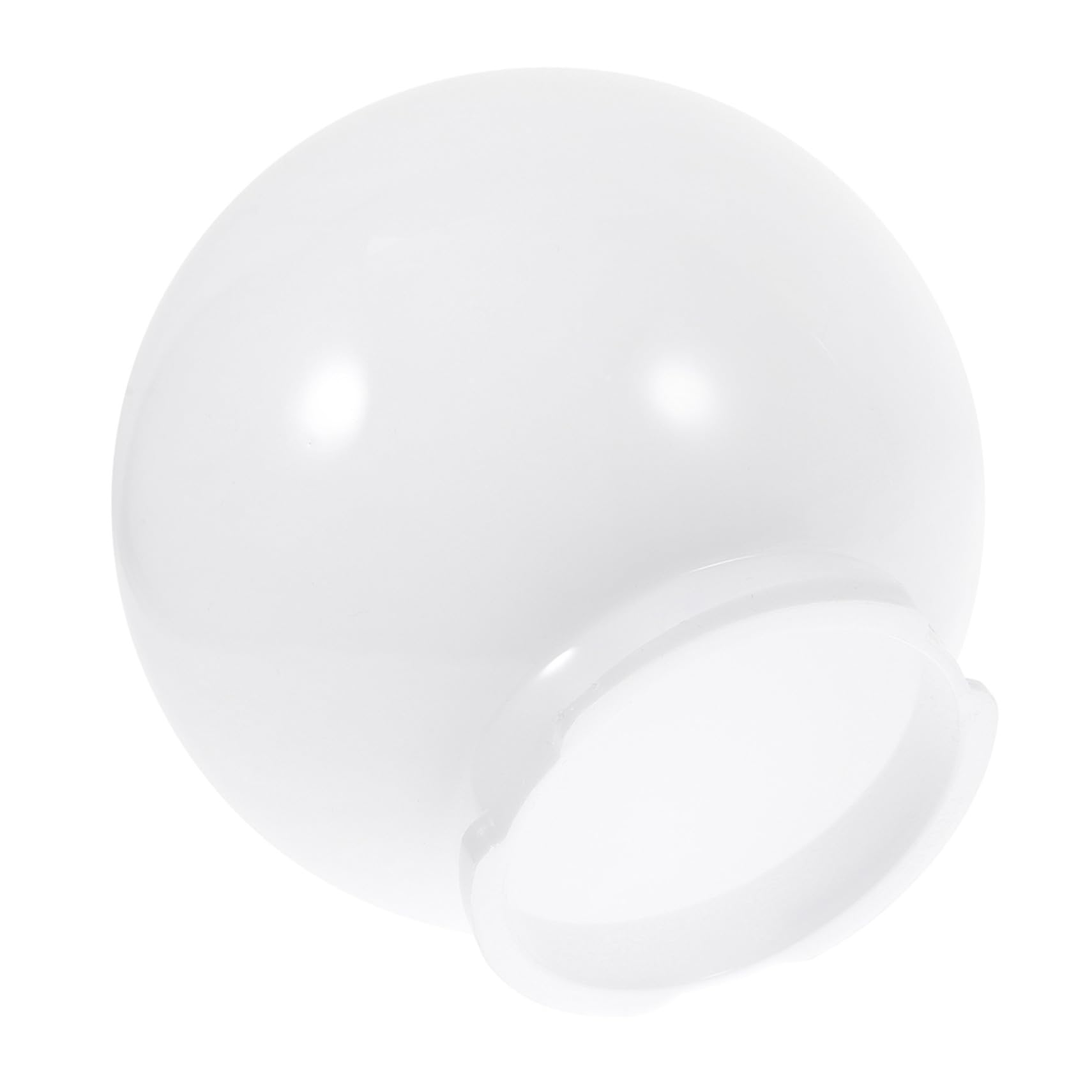 ifundom Paralume Globo Sferico 25 CM Acrilico Bianco Opaco Copertura per Lampada da Esterno Accessorio Multifunzione per Giardino Patio e Muro Attacco Standard