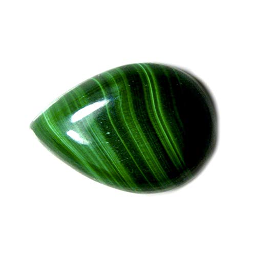 55Carat Natural Malachite Cabochon Pear Shape 4X6 Mm Loose Gemstone For Astrology Use At Wholesale Rate #TOP16