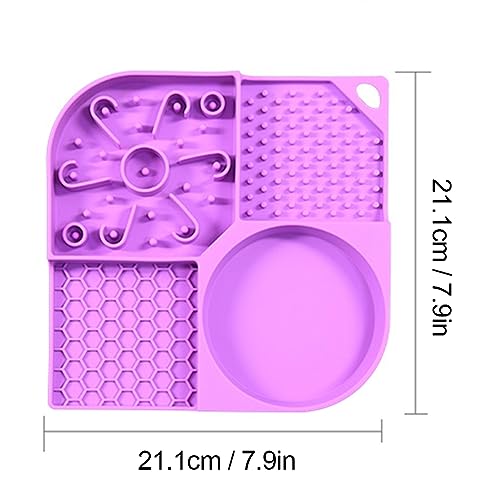 Hosioe Tapete para lamber animais de estimação cães gatos tapetes para lamber com ventosas almofada