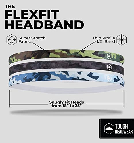 Thin Elastic Headbands For Women - Athletic Headbands - Sports Headbands Men - Soccer Headband - Workout Headbands For Women #TOP2