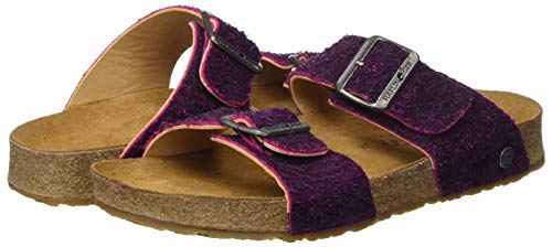 Image of HAFLINGER Andrea Elegant Leather Sandals with Rubber Sole and Cork Latex Footbed Unisex