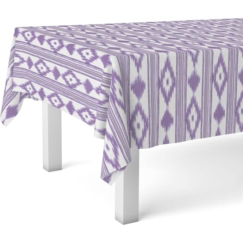 ECOMMERC3 Wachstuchtischdecke abwaschbar rechteckig 300x140 Mallorca Lila – Ansicht 1
