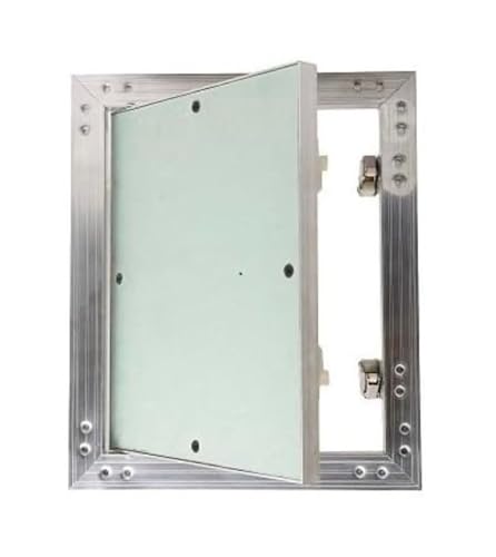 Puerta revisión Trampilla inspección marco aluminio 30x30cm Panel acceso Yeso 12,5 mm Techo Pared