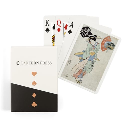 Baraja Póker 52 cartas Retrato Mujer Japonés