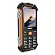Hammer H Boost LTE Handy ohne Vertrag, 2.4 Zoll Farbdisplay, Robust, Mega Batterie 3500 mAh, (IP68), Stoßfest, Baustellen Tasten, Taschenlampe, Dual SIM, Tastenhandy - Schwarz, Schwartz