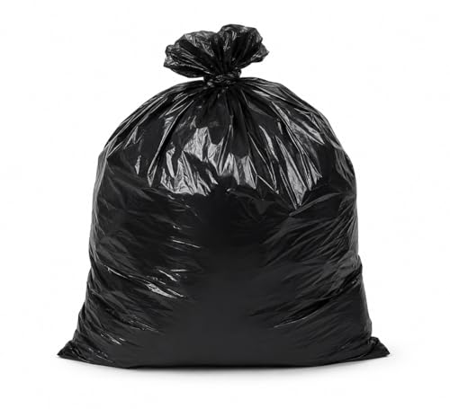 Image of 40-45 gallon trash bag black