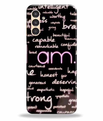 Image of Printed Hard Back Case Cover & Compatible for Samsung Galaxy A13 5G / SM-A136U, SM-A136U1 | Motivation Quotes (Multicolor) - D1190