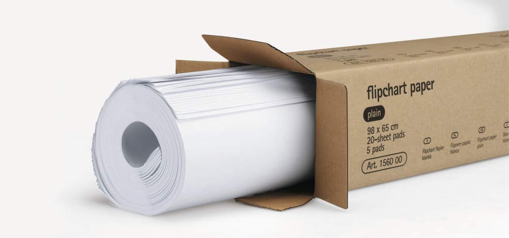 BLOCCO PER LAVAGNA 20FG 65X98CM BIANCHI LEGAMASTER conf. 5 blocchi
