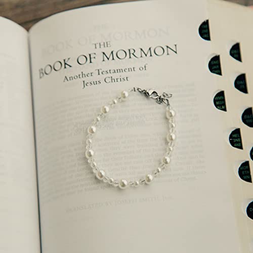 LDS Pearl Baptism Bracelet Gift for Latter-Day Saint Girls Getting Baptized 5