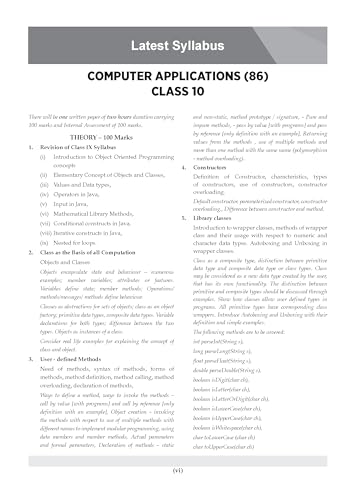 Image of Oswaal Class 10 ICSE Question Bank Computer Applications (2017-2026) | For 2027 Exam Chapter-wise & Topic-wise with Competency Based Questions | Includes 2026 Paper - fully solved | Practice Papers
