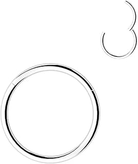 つけっぱなし ピアス 【片耳販売】金属アレルギー 対応 全6カラー シルバー ゴールド ピンクゴールド ブラック ブルー レインボー ボディー ボディピアス ボディピ キャッチレス リング ピアス フープピアス 14G 16G 18G 軟骨ピアス レディース メンズ ステンレス シンプル フープ セグメントリング ボディーピアス