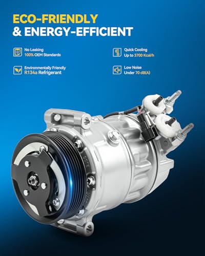 Image of PHILTOP Air Conditioner AC Compressor for Range Rover 2010-2013,Jaguar XF 2010-2013,XJ 2010-2012,2013-2017 5.0L,XK XKR LR4 Range Rover Sport 2010-2013,XFR 2010-2012,XJR 2014-2017,XKR-S 2012-2013