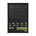Legion Stonehenge Aqua Watercolor Pad, 140lb, Cold Press, 10 by 14 Inches, Black Paper, 15 Sheets (L21-SQC140BK1014)