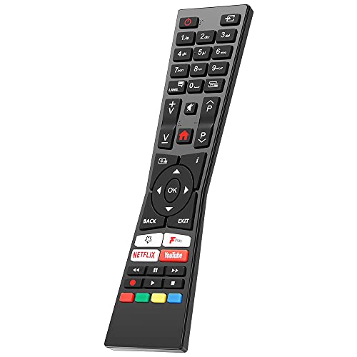 Gvirtue Universal Remote Control Compatible with All JVC Smart 4K UHD Ultra HD HDR LED LCD TVs - Fit For JVC Remote Control RM-C3231 RM-C3232 RM-C3236 RM-C3338 RM-C3339 RC43101, No Setup Required