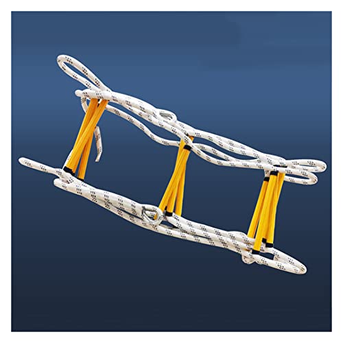 Échelle de secours en corde de 2 à 25m avec mousquetons pour balcon - 2