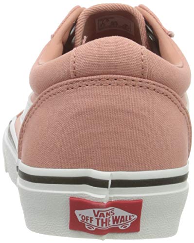 Vans Vans Women's Ward Canvas Sneaker, Canvas Rose Dawn White, 2.5 UK