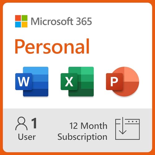 Microsoft 365 Personal | 12-Month Subscription, 1 person | Word, ...