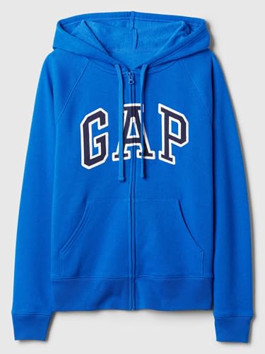 Image of GAP Women's Logo Hoodie Hooded Full Zip Sweatshirt