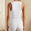 T-Shirt for Women Floral Opaque Comfort Breathable Soft to the Touch Flexibility Outdoor Breathable（White, L #1
