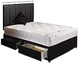 Single 3ft Divan Bed 2 Drawer with Orthopaedic Mattress.