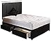 Price comparison product image Orthomedic Divan Bed with 2 Draws and Orthopaedic Mattress - Double (4'6)