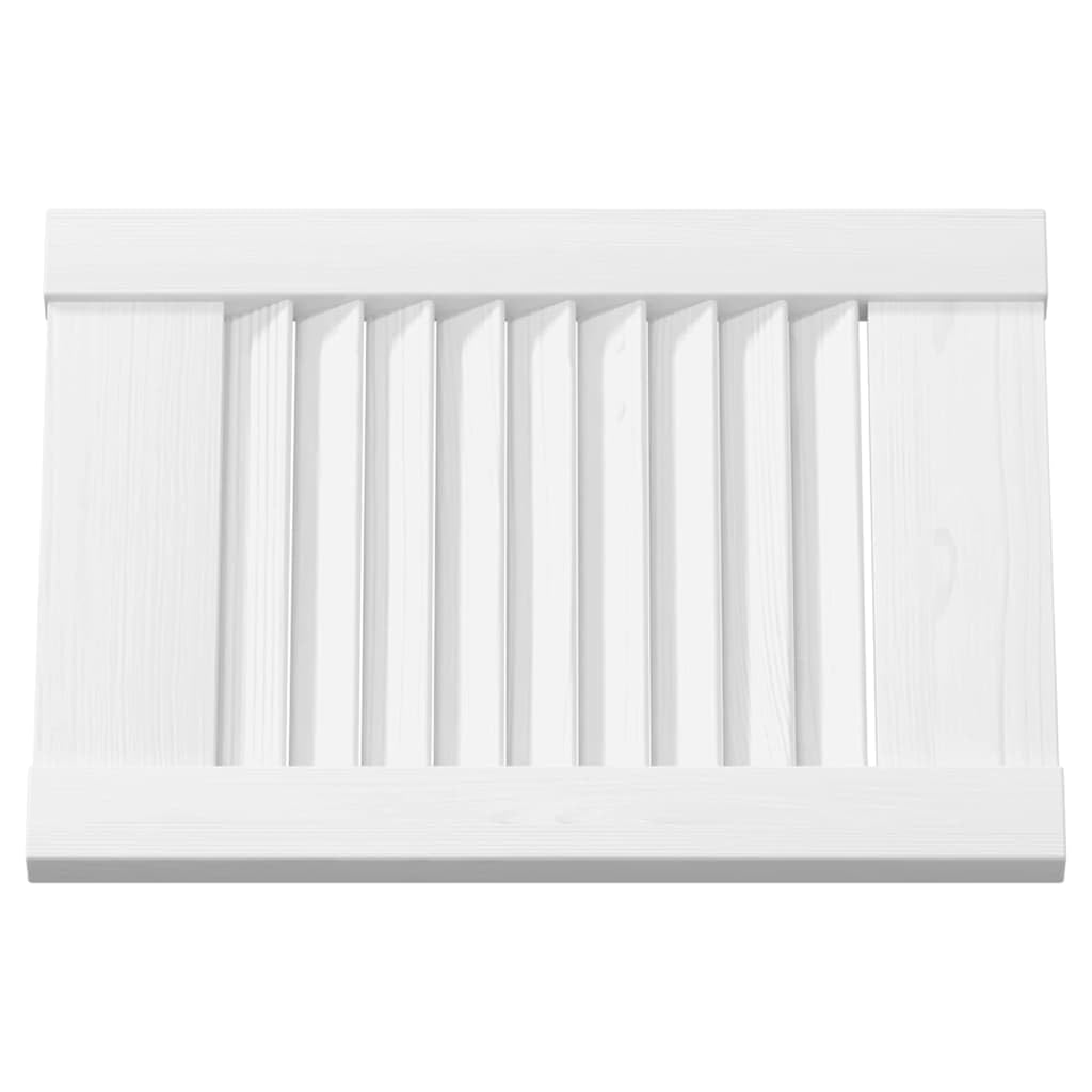 Lamellentür, Schranktür, Schrankpaneele, Kleiderschrank, Buffet, weiß, 39,5 x 29,5 cm