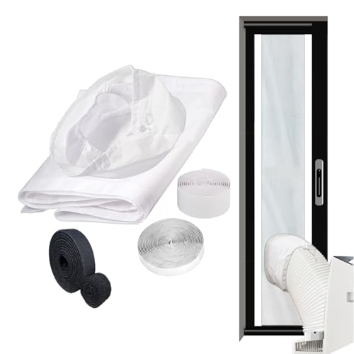 Inverter Portable Air Conditioner Sliding Door Seal Kit Compatible with Midea Etc Inverter Ac 14000 BTU Designed for Hose-in-Hose Portable AC Sliding Door vent kit 17.5