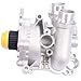 Aluminum Water Pump Kit Compatible with Audi A3 A4 A5 A6 Q3 Q5 TT A4 Allroad & VW Passat Jetta Golf CC T-iguan GTI Eos Beetle 2.0T TSI Engine，OE 1312460 06H121026DR 06H121026AF 06J121026R Set of 9