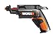 WORX WX254L SD Semi-Automatic Power Screw Driver with 12 driving bits, Medium