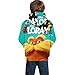 Dr. Seuss The Lorax Boys Girls Teens Long Sleeve Hoodie Sweatshirt Pullover Hooded Tops Black