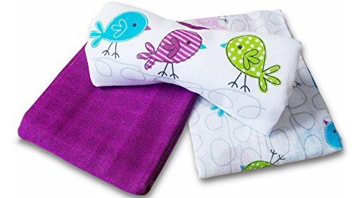 Odenwälder - Confezione da 3 pannolini di garza