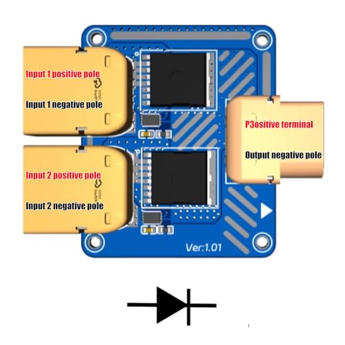 Module de commutation automatique 50A avec décharge continue pour batterie RC