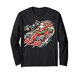 Photo Gallery race car christmas pjs - santa race car maglia a manica Photo Gallery race car christmas pjs - santa race car maglia a manica